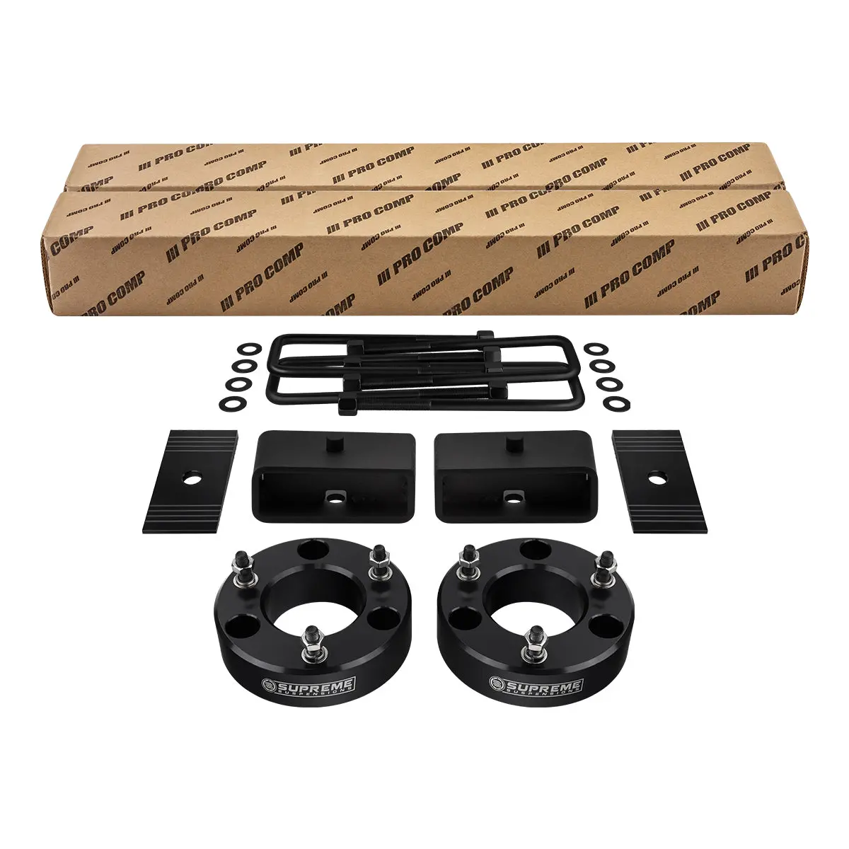 2004-2015 Nissan Titan Full Suspension Lift Kit With Axle Shims & Rear Pro Comp Pro-X Shocks 2Wd 4Wd 1
