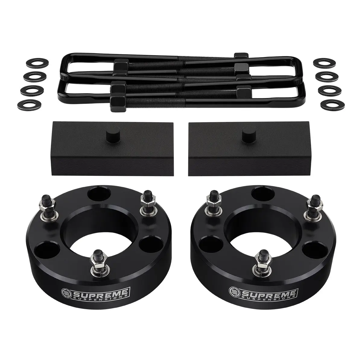 2004-2023 Nissan Titan Full Suspension Lift Kit 2Wd 4Wd I Includes Supreme Suspensions New Premium Forged Flat-Top U-Bolts 1