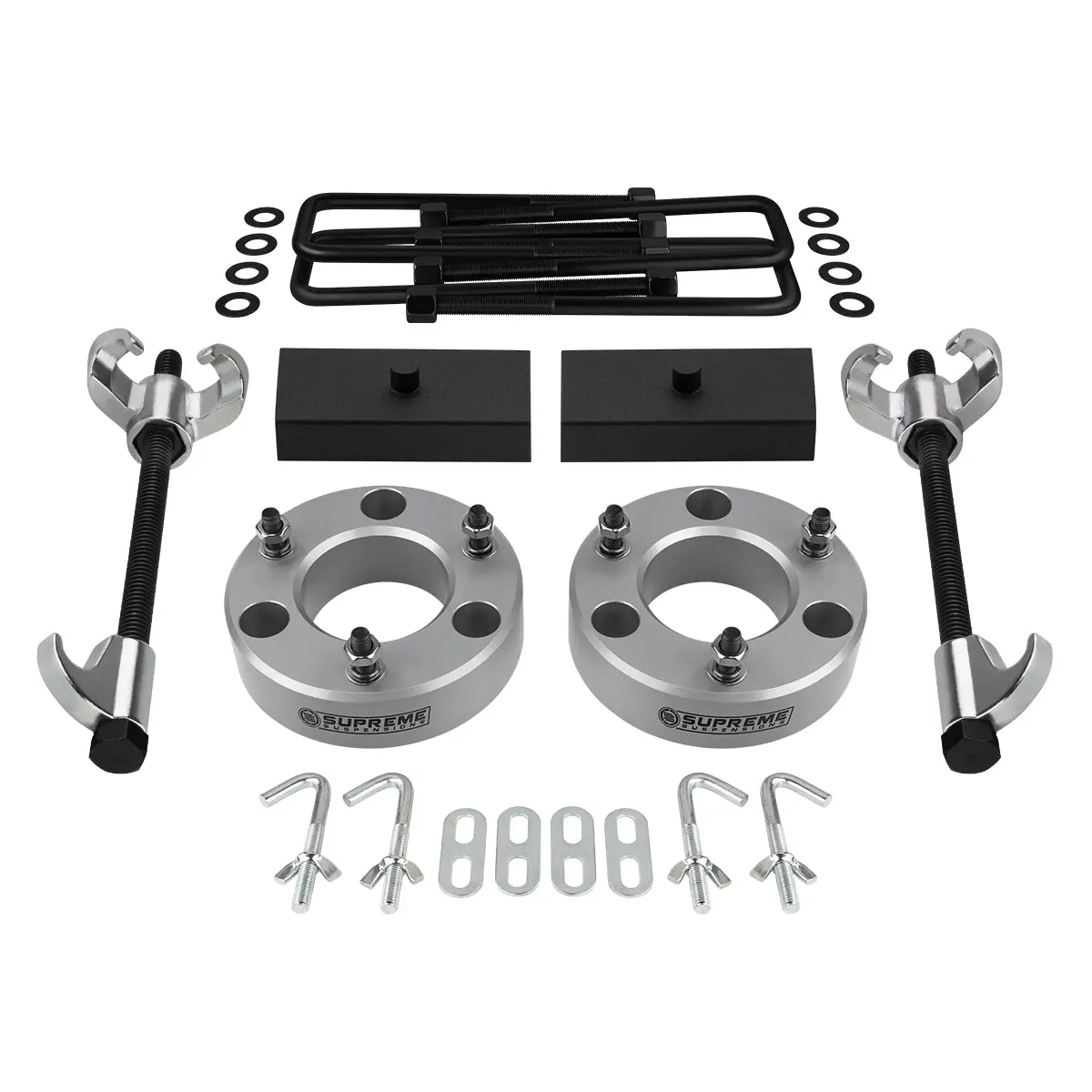 2004-2023 Nissan Titan Spacers + Blocks Suspension Lift Kit 2Wd 4Wd + Compressor Tool 1