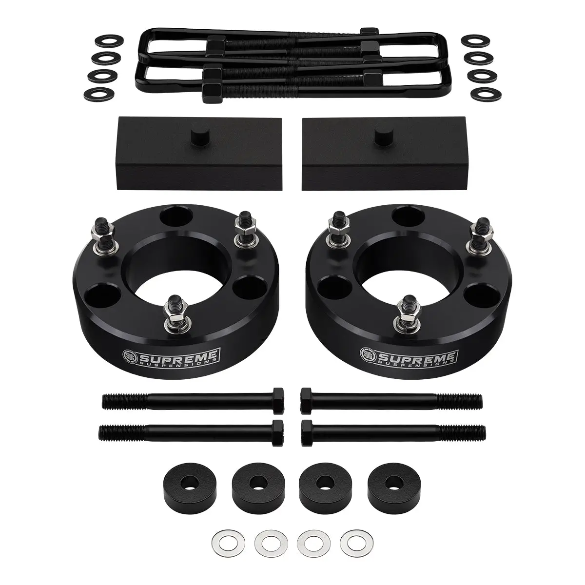 2007-2019 Gmc Sierra 1500 Full Suspension Lift Kit 4Wd I Includes Supreme Suspensions New Premium Forged Flat-Top U-Bolts 1