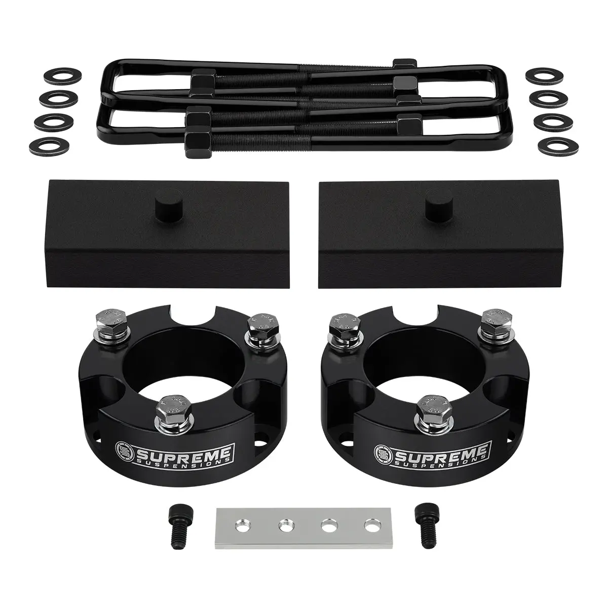 1995-2004 Toyota Tacoma Full Suspension Lift Kit 2Wd 4Wd I Includes Supreme Suspensions New Premium Forged Flat-Top U-Bolts 1