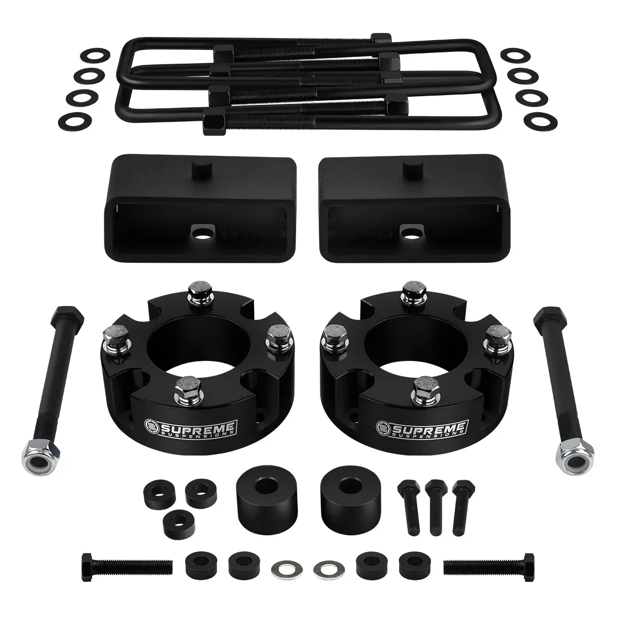 2007-2021 Toyota Tundra Full Suspension Lift Kit 4Wd Hd Blocks / Carrier Bearing Drop + Diff Drop 1
