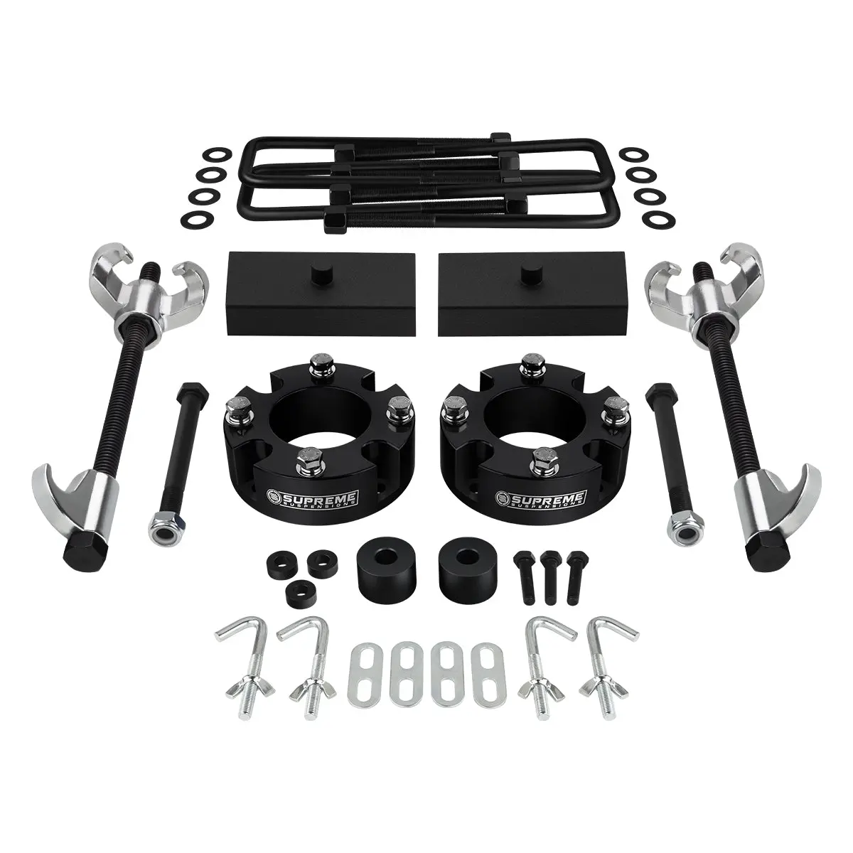 2007-2021 Toyota Tundra Full Suspension Lift Kit 4Wd Hd Blocks / Compressor Tool + Diff Drop 1