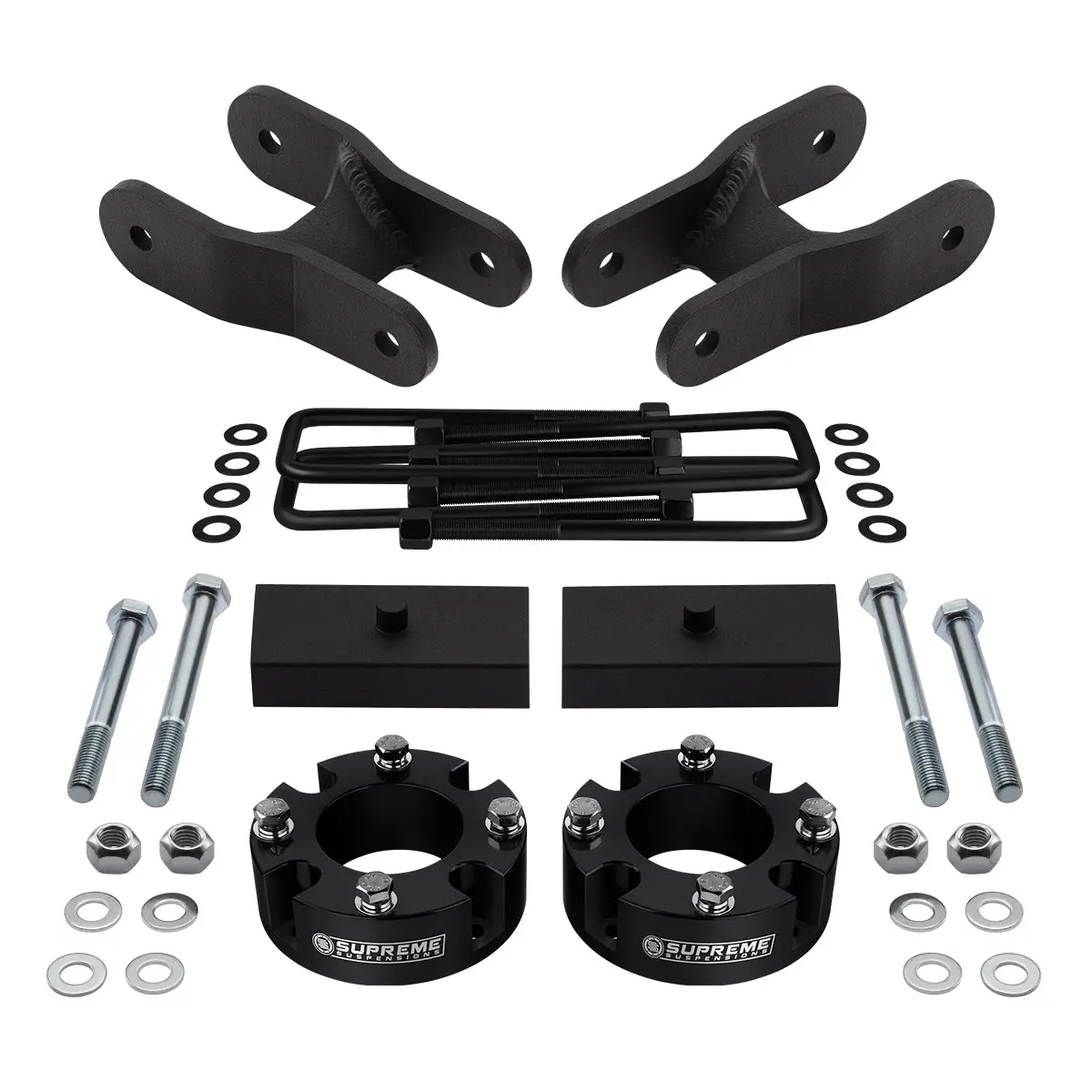 2007-2020 Toyota Tundra Full Suspension Lift Kit 2Wd 4Wd | Includes Rear Shackle And Lift Blocks Combo 1