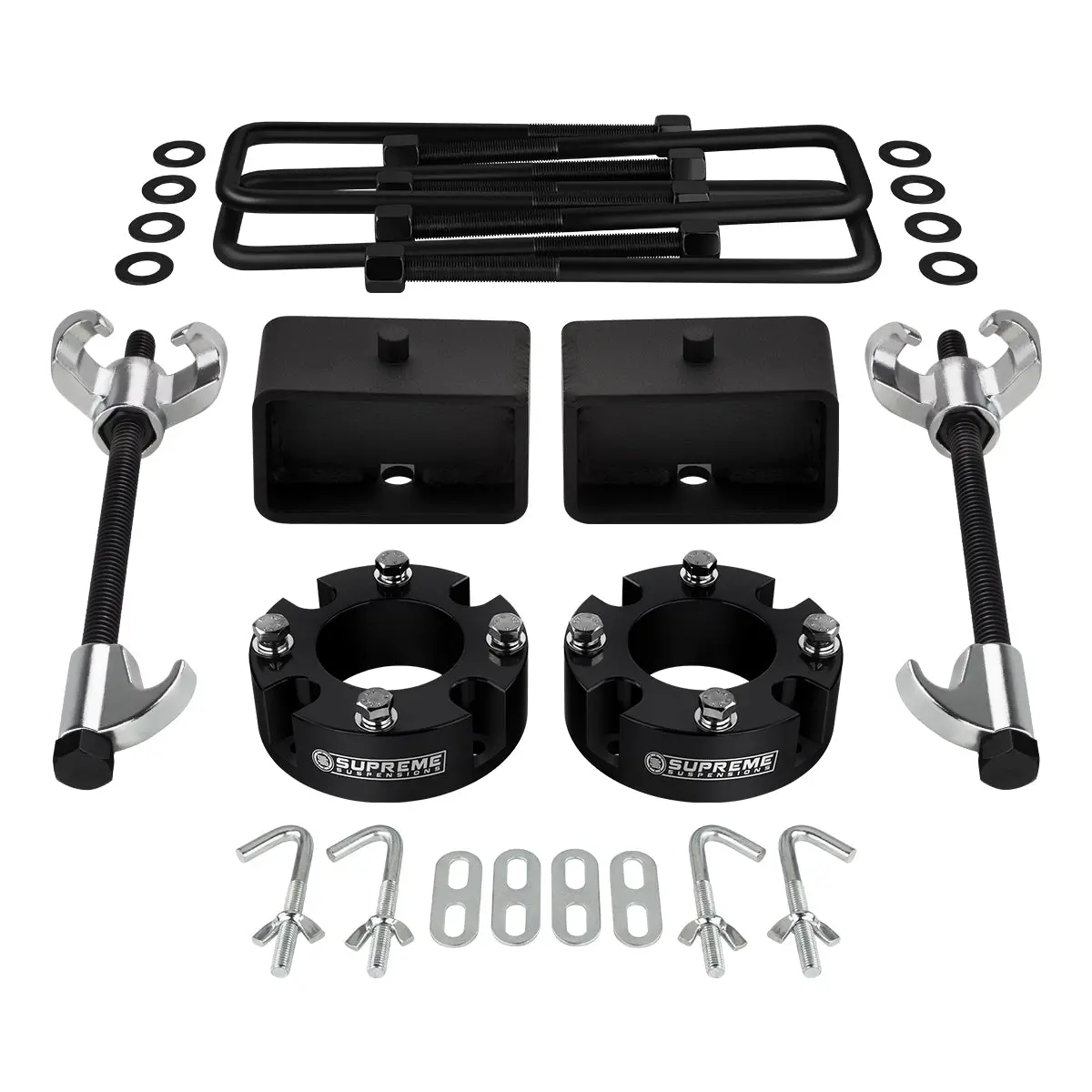 2007-2021 Toyota Tundra Full Suspension Lift Kit 2Wd 4Wd | Hd Steel Lift Blocks Compressor Tool 10