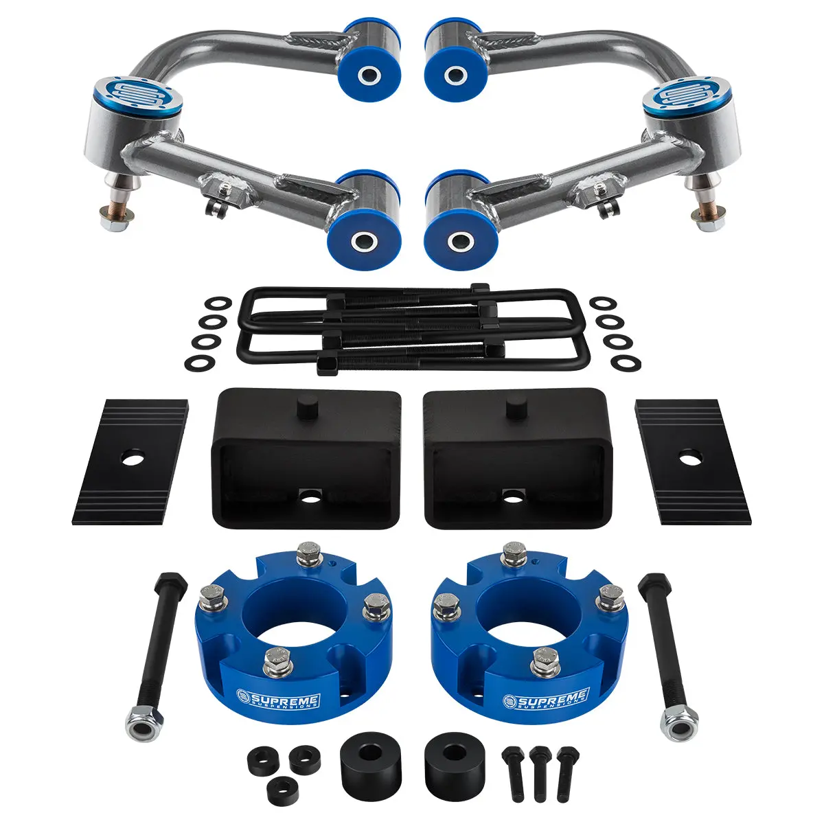 Full Lift Kit 2007-2021 Toyota Tundra With Uni-Ball Uca + Diff Drop And Shims 1