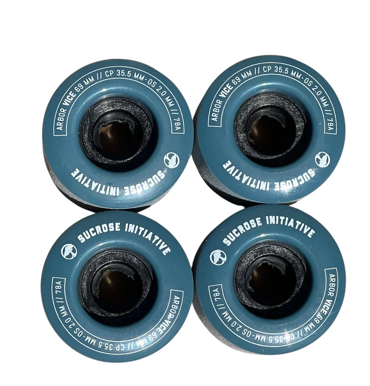Arbor Sucrose Skateboard Wheels 69Mm 78A - Slate Blue 1