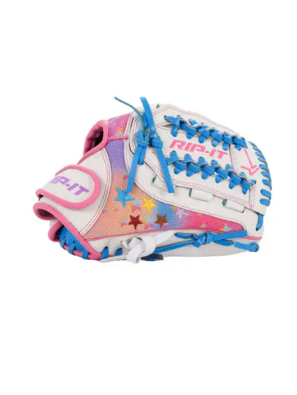 Rip-It Girls Play Ball Starlight Softball Fielders Glove - 11" 1