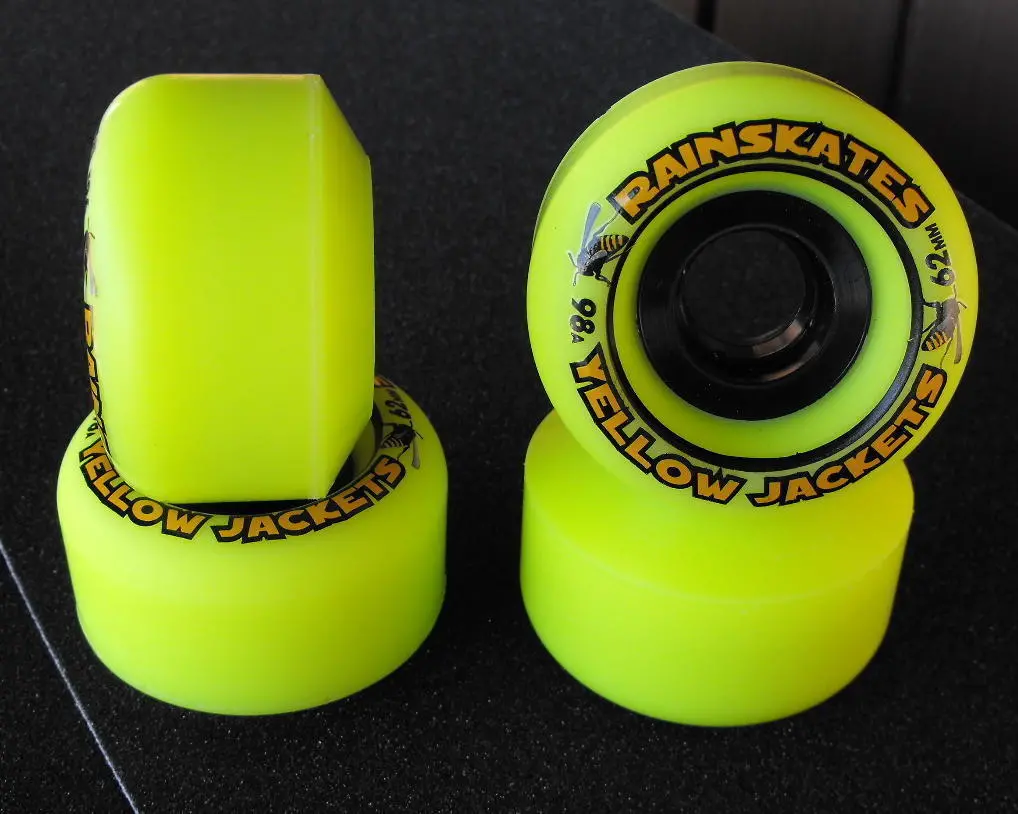 62Mm Rainskates Yellow Jackets 98A -Yellow 1