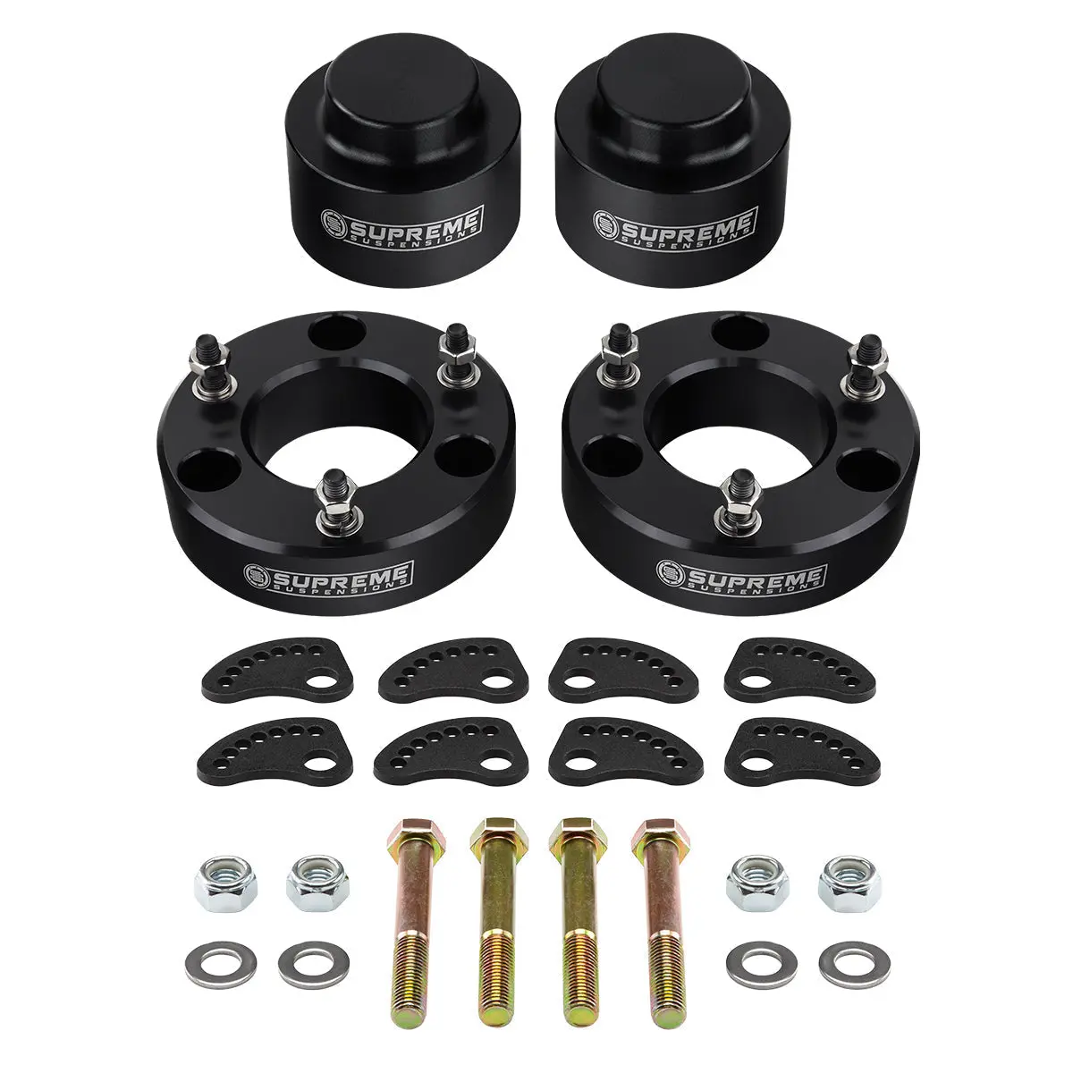 2007-2020 Gmc Yukon Xl 1500 6-Lug Full Lift Kit With Upper Arm Camber/Caster Alignment Kit 1