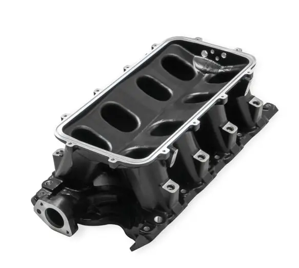 Holley Efi Black 351W Ford Hi-Ram Efi Manifold Base  (9.5" Deck) 1