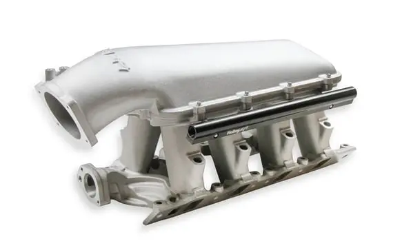Holley Efi 8.2 Deck Sbf Ford Hi-Ram Efi Manifold With 95Mm Ls Throttle Body Flange Top 1
