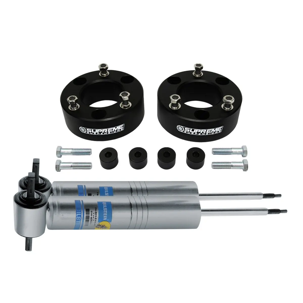 2007-2013 Chevrolet Avalanche Front Suspension Lift Kit With Bilstein Shock Absorbers 2Wd 4Wd 2