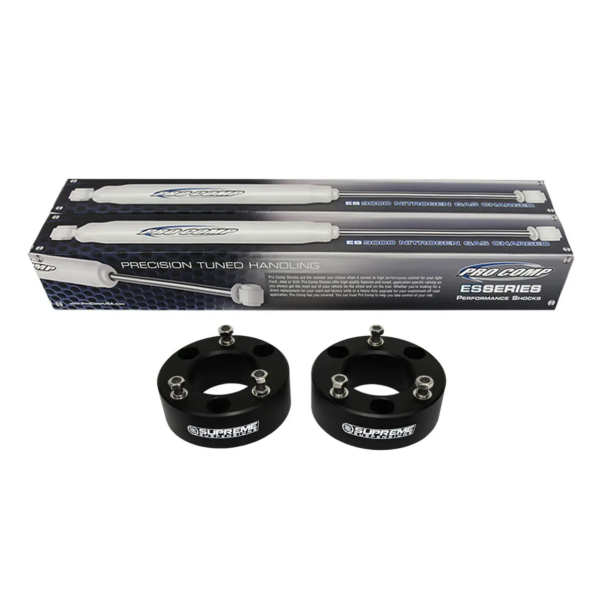 2007-2018 Chevy Tahoe Front Suspension Lift Kit & Extended Pro Comp Shocks 2Wd 4Wd 1