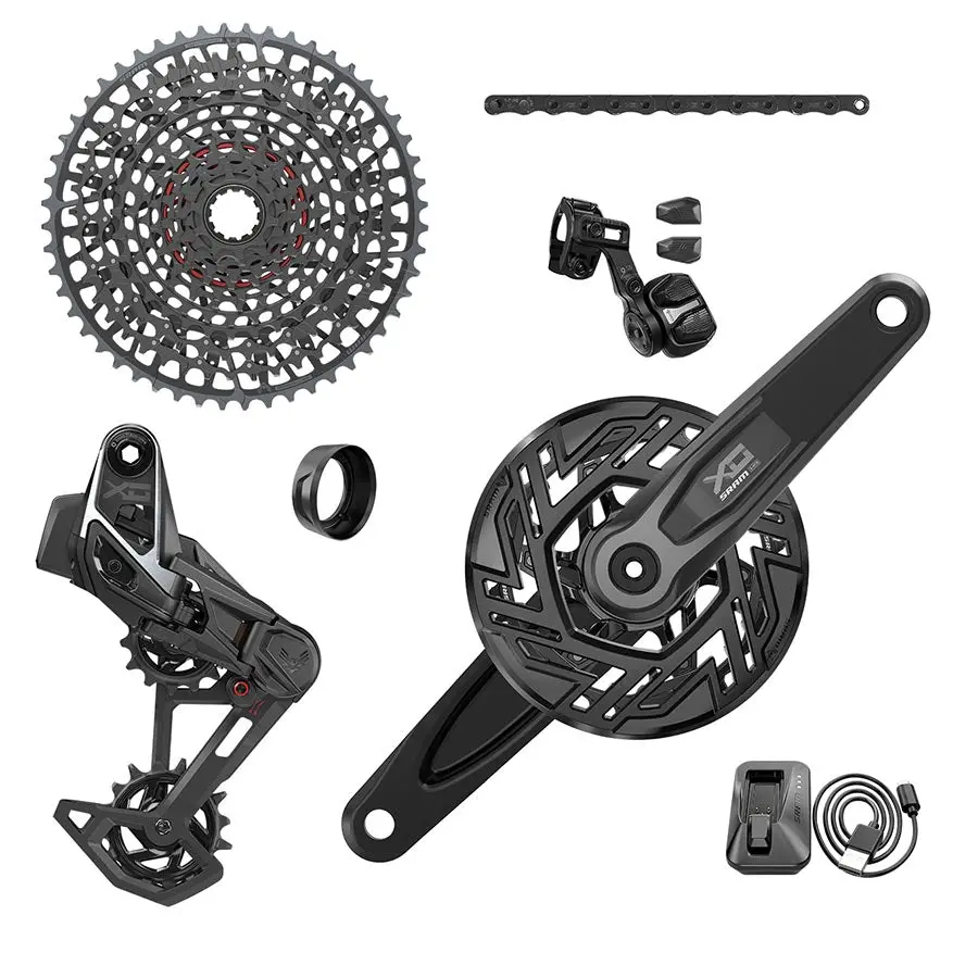 Sram, X0 T-Type Pedal Assist, Build Kit, Bosch, 160Mm, Kit 1