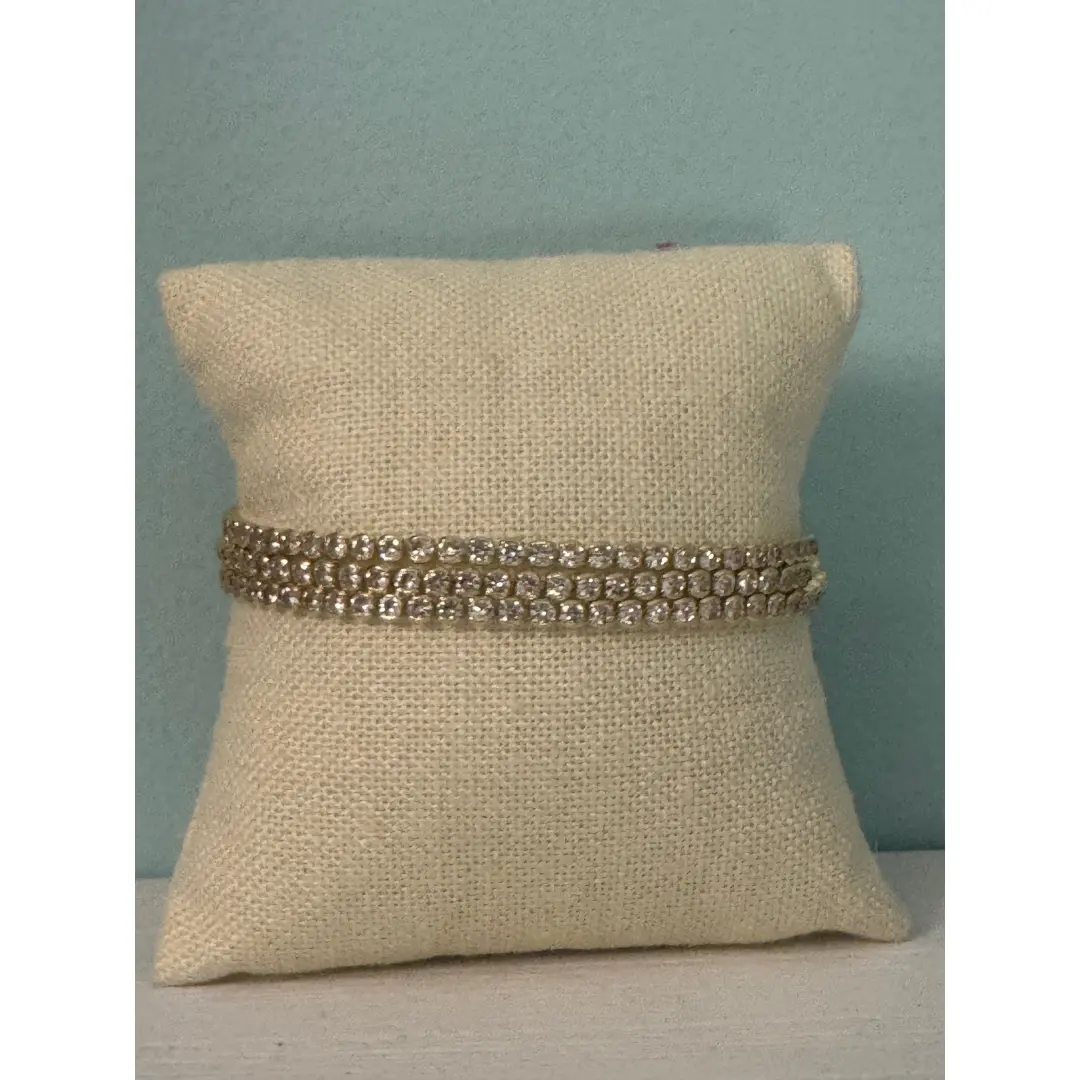 Cz Pull Tie Bracelet Gold-Buy 2 Get 1 Free 1