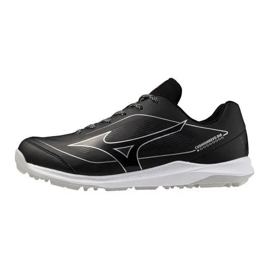 Mizuno Cushionrevo Diamond Unisex Turf Shoes - Black 1
