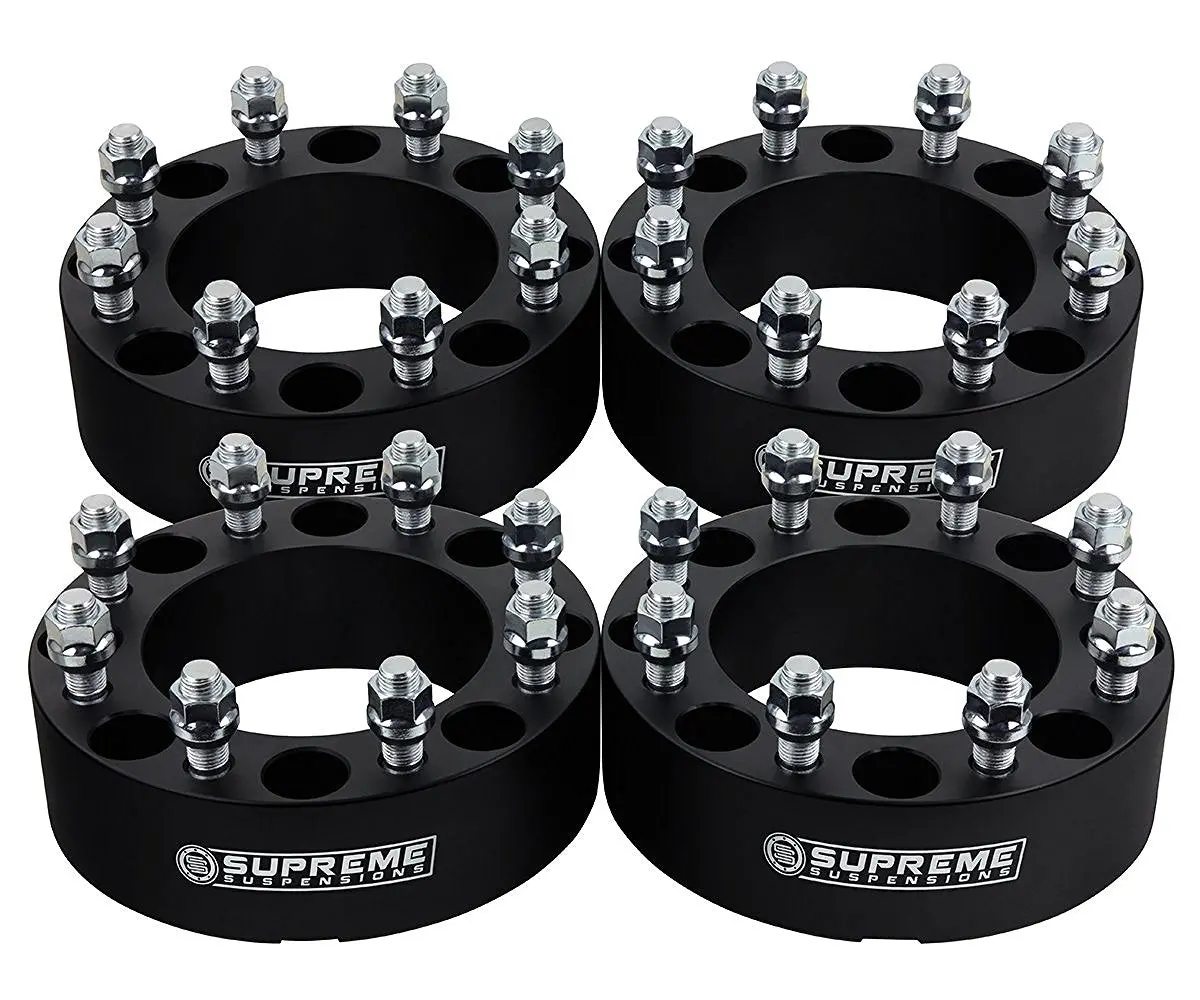 2011-2022 Gmc Sierra 2500 2Wd 4Wd 2" Lug Centric 8X180 Wheel Spacers 124.1Mm Center Bore 1