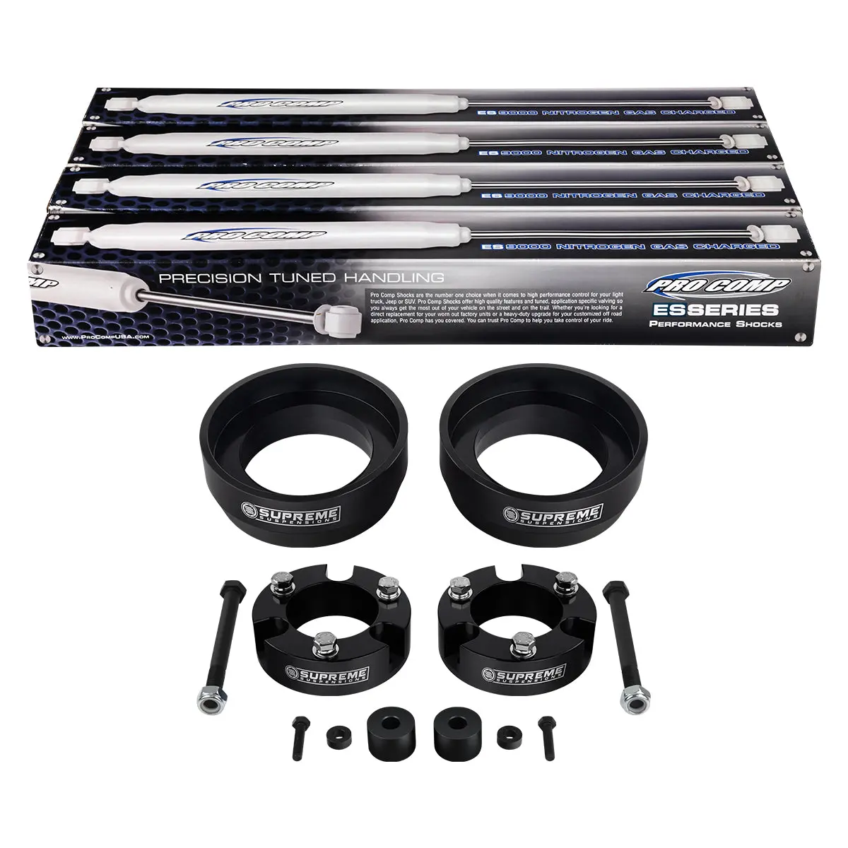 2007-2014 Toyota Fj Cruiser Full Suspension Lift Kit W/ Differential Drop & Pro Comp Shocks 4Wd 4X4 1