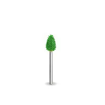 3/32" Shank Flame 1/4" (Coarse Grit) 1