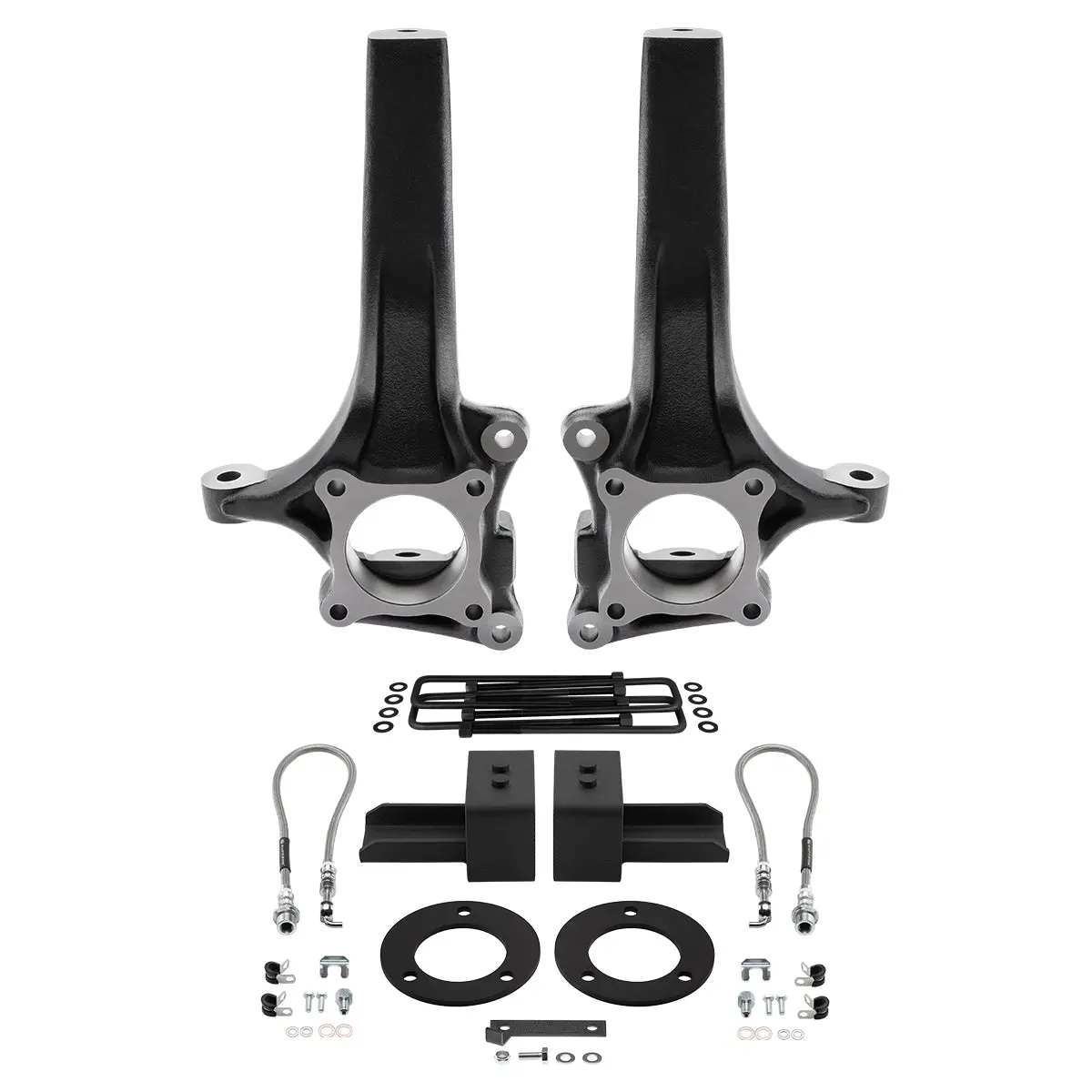 2009-2014 Ford F150 Full Suspension Lift Kit 2Wd - Features Supreme's Oem Replacement Lift Spindles 3