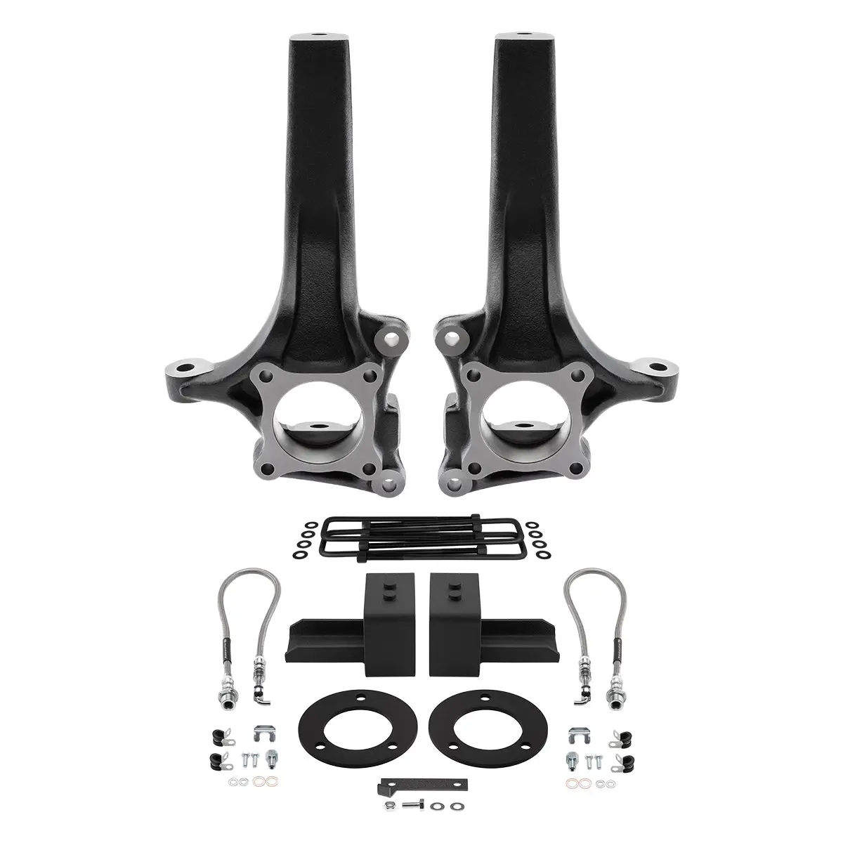 2009-2014 Ford F150 Full Suspension Lift Kit 2Wd - Features Supreme's Oem Replacement Lift Spindles 4