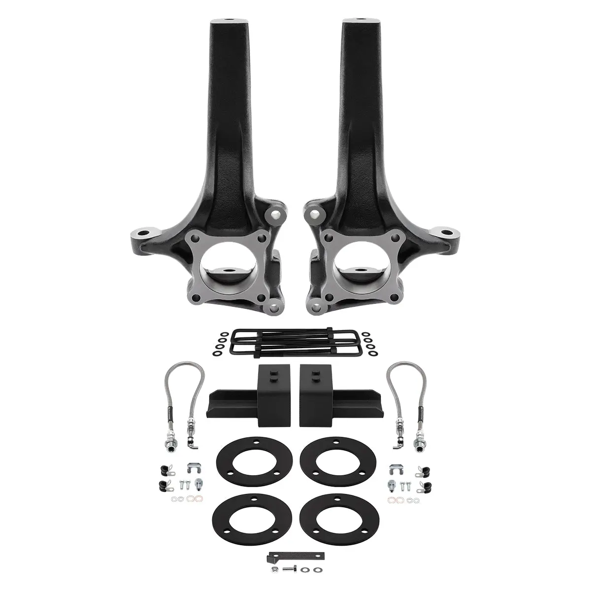 2009-2014 Ford F150 Full Suspension Lift Kit 2Wd - Features Supreme's Oem Replacement Lift Spindles 6