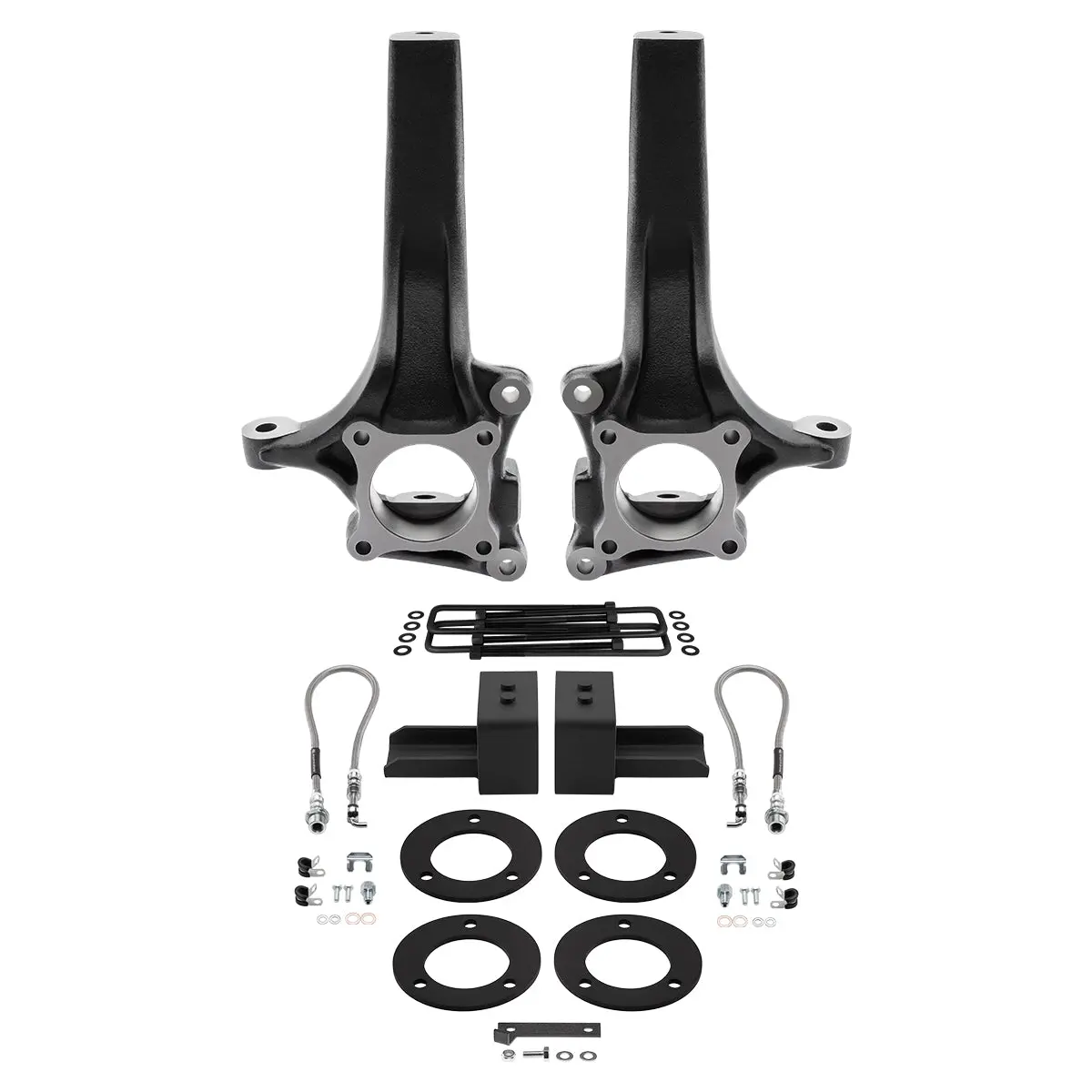 2009-2014 Ford F150 Full Suspension Lift Kit 2Wd - Features Supreme's Oem Replacement Lift Spindles 5