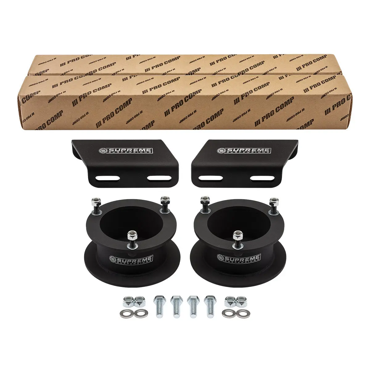 1994-2012 Dodge Ram 3500 Front Suspension Lift Kit With Sway Bar Relocation Brackets & Pro Comp Pro-X Shocks 4Wd 1