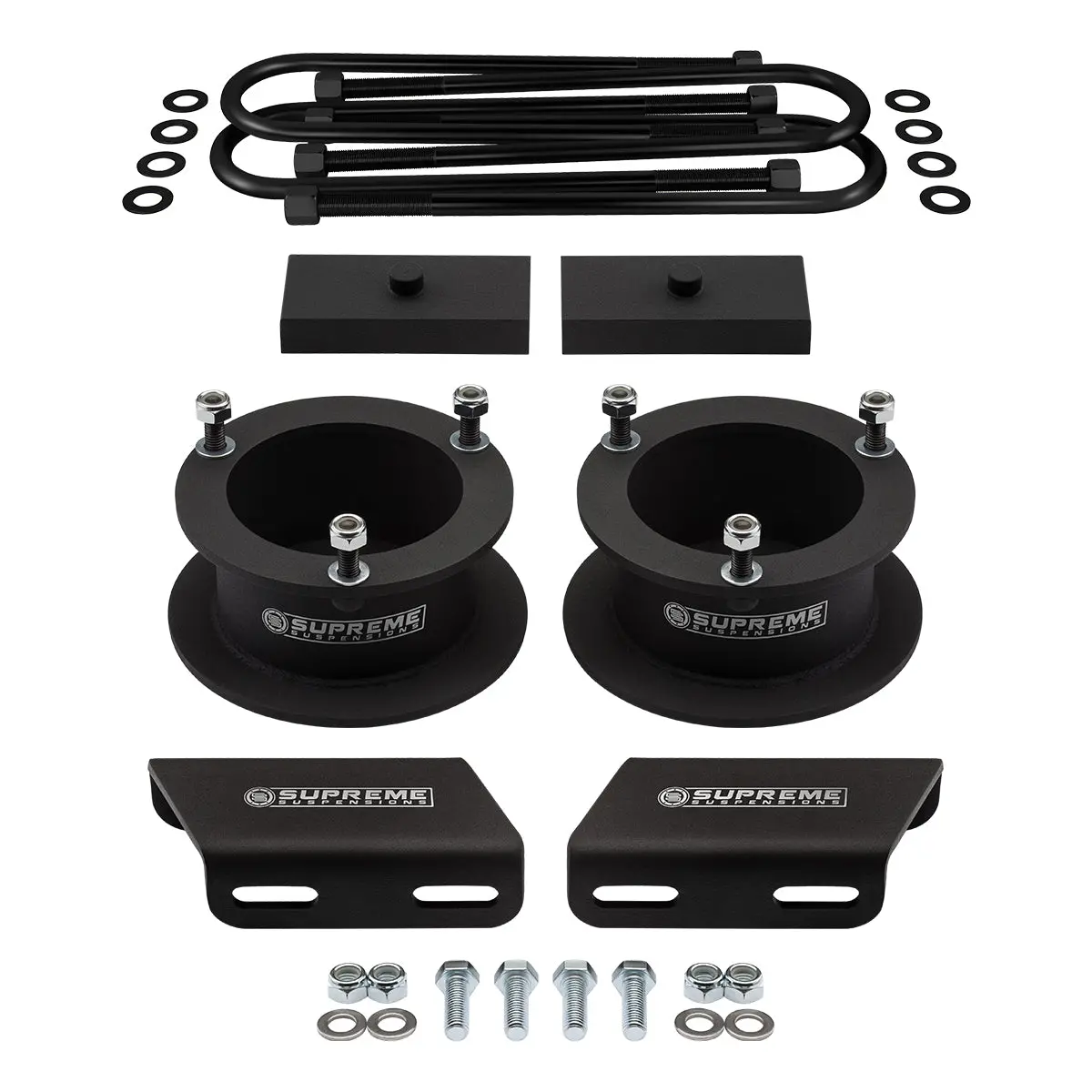 2003-2013 Dodge Ram 2500 4Wd 3.5" Rear Axle - Full Suspension Lift Kit With Sway Bar Drop Bracket 1