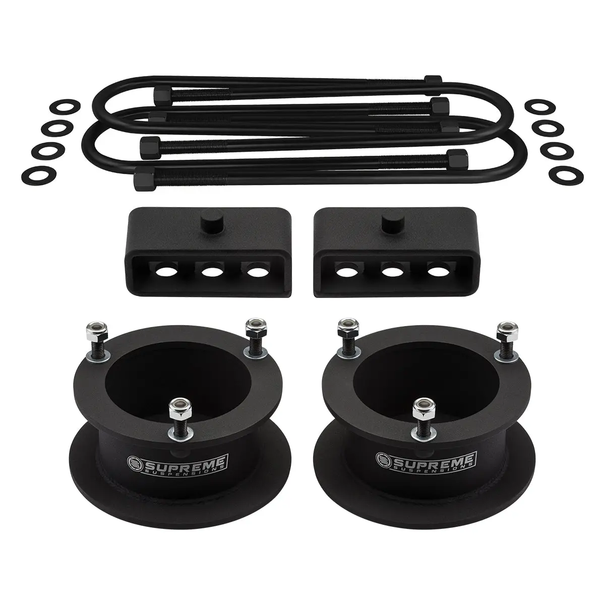 2003-2013 Dodge Ram 2500 Full Suspension Lift Kit 4Wd 4" Axle | Supreme's New Hd Steel Lift Blocks! 1