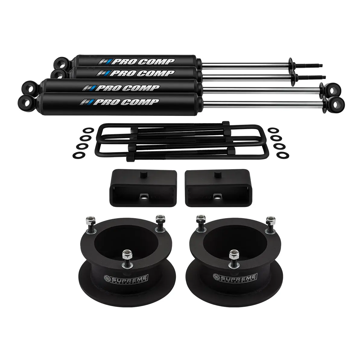 1994-2001 Dodge Ram 1500 Full Suspension Lift Kit With Pro Comp Pro-X Shocks 4Wd 1