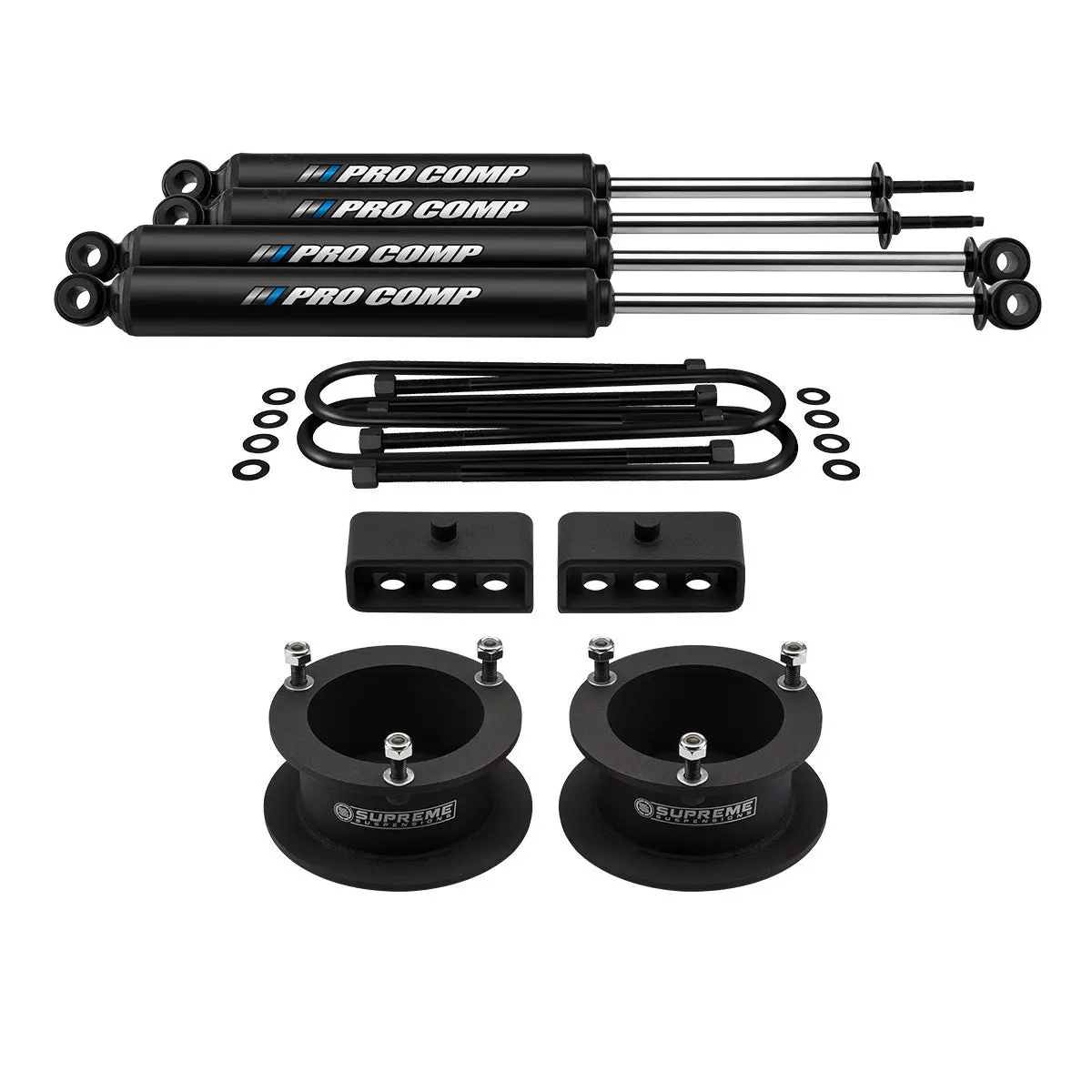 2003-2013 Dodge Ram 2500 Full Suspension Lift Kit With Pro Comp Pro-X Shocks 4Wd 1