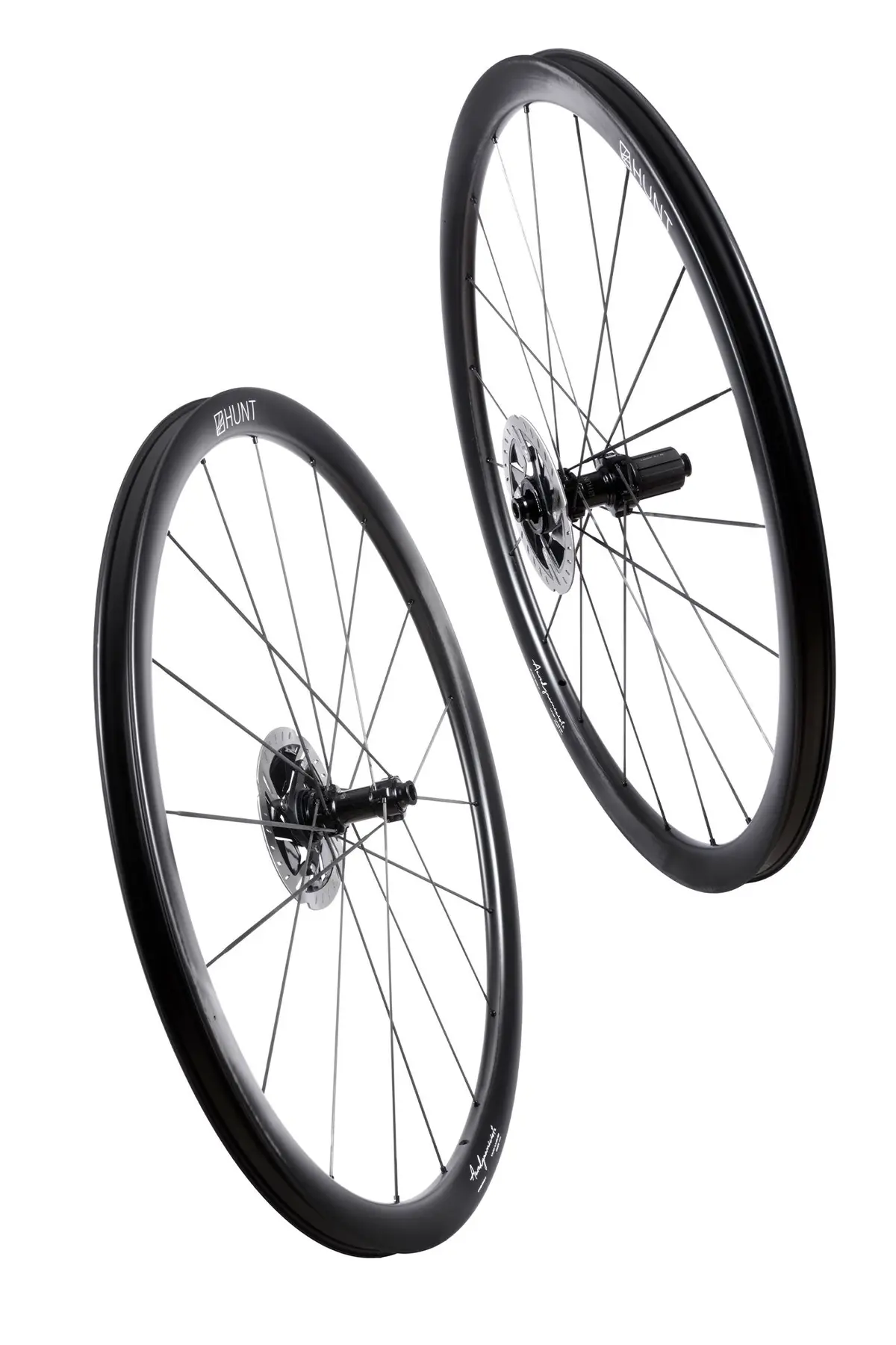 Hunt 34_34 Aerodynamicist Ud Carbon Spoke Disc Wheelset 1