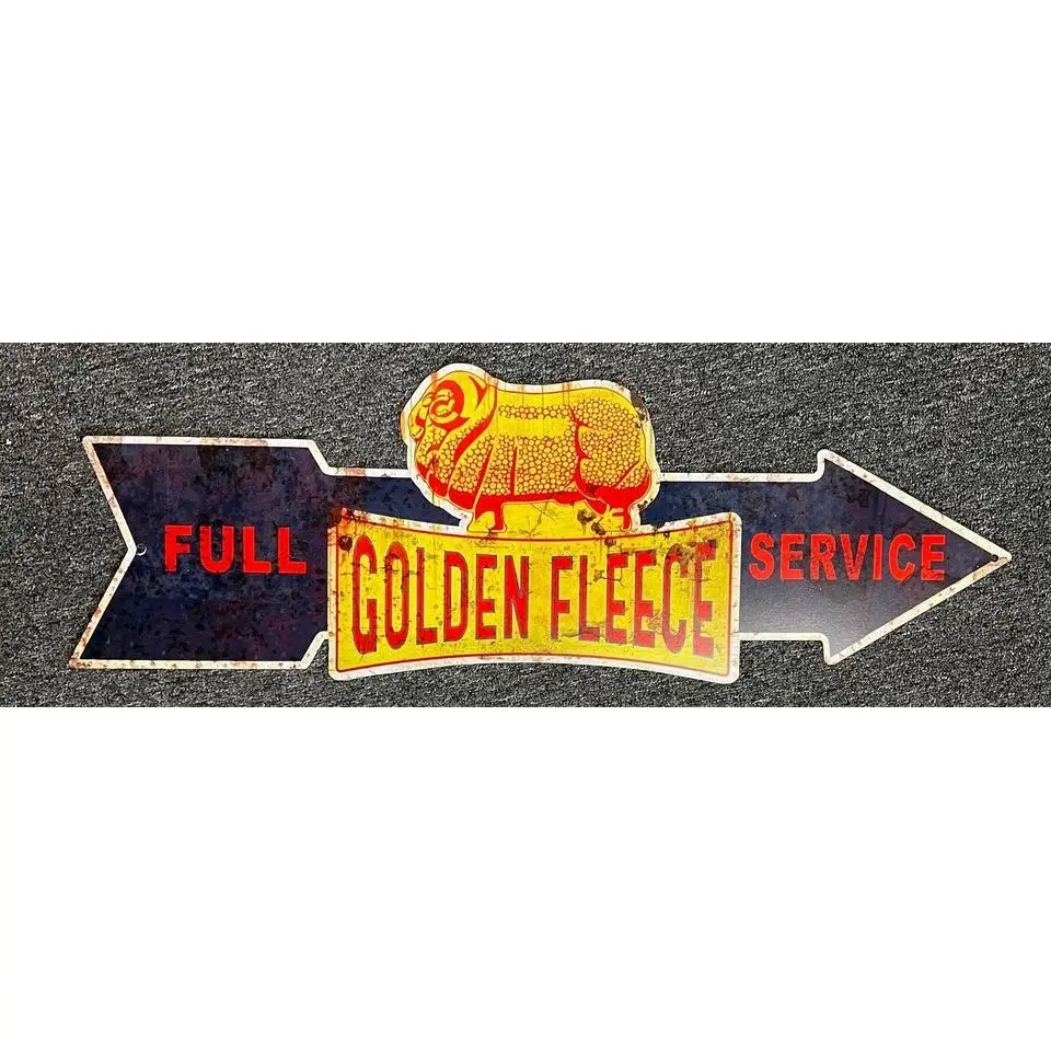 Retro Tin Sign Retro Golden Fleece 1