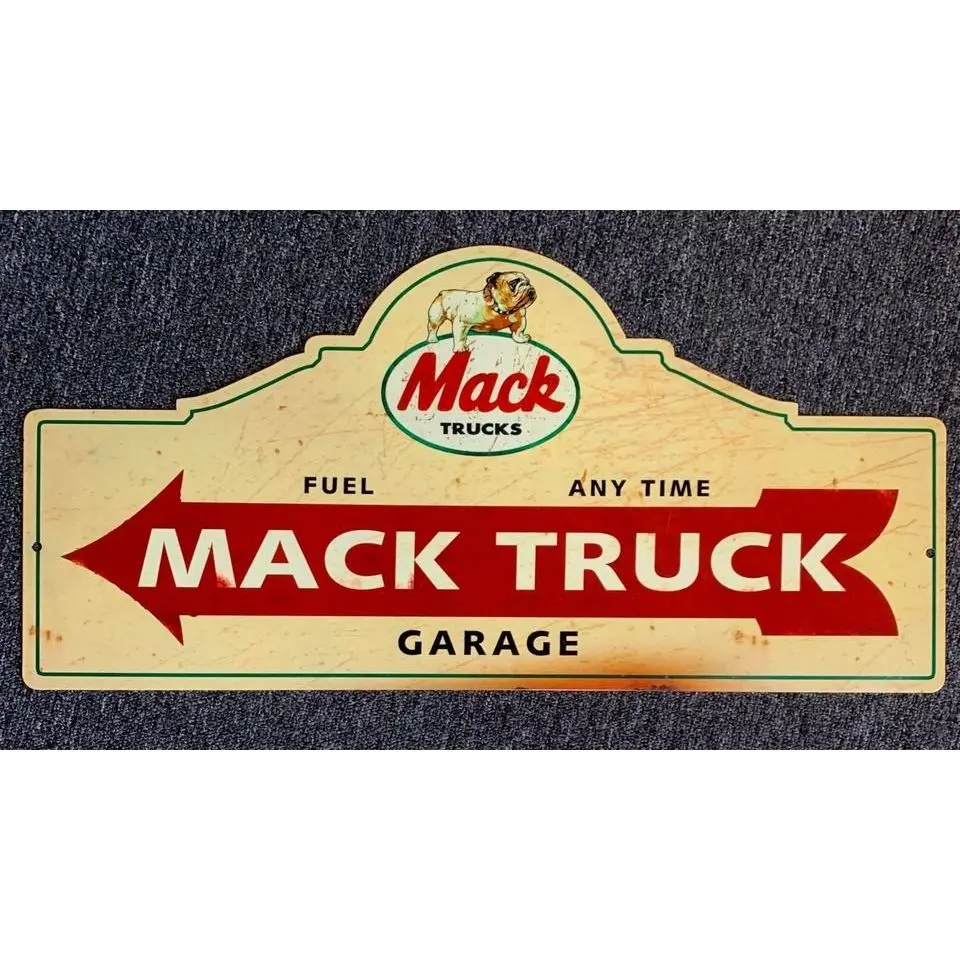 Retro Tin Sign Mack Trucks 1