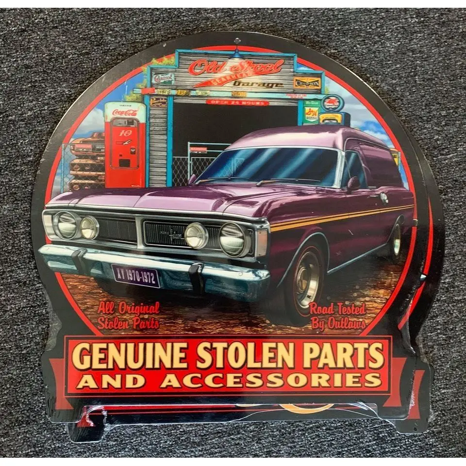 Retro Tin Sign Xy Panel Van 1