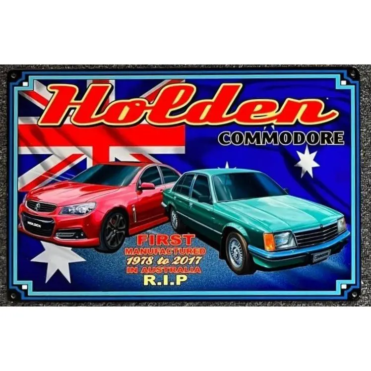 Retro Tin Sign Holden Commodore 1