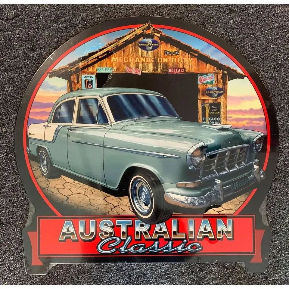 Retro Tin Sign Holden Sedan 1