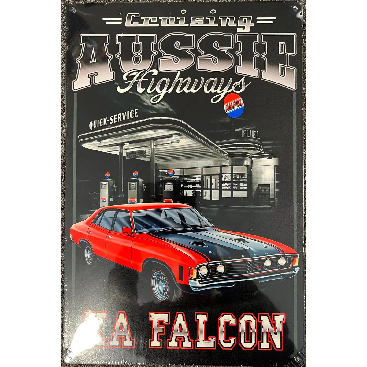 Retro Tin Sign Xa Falcon 1