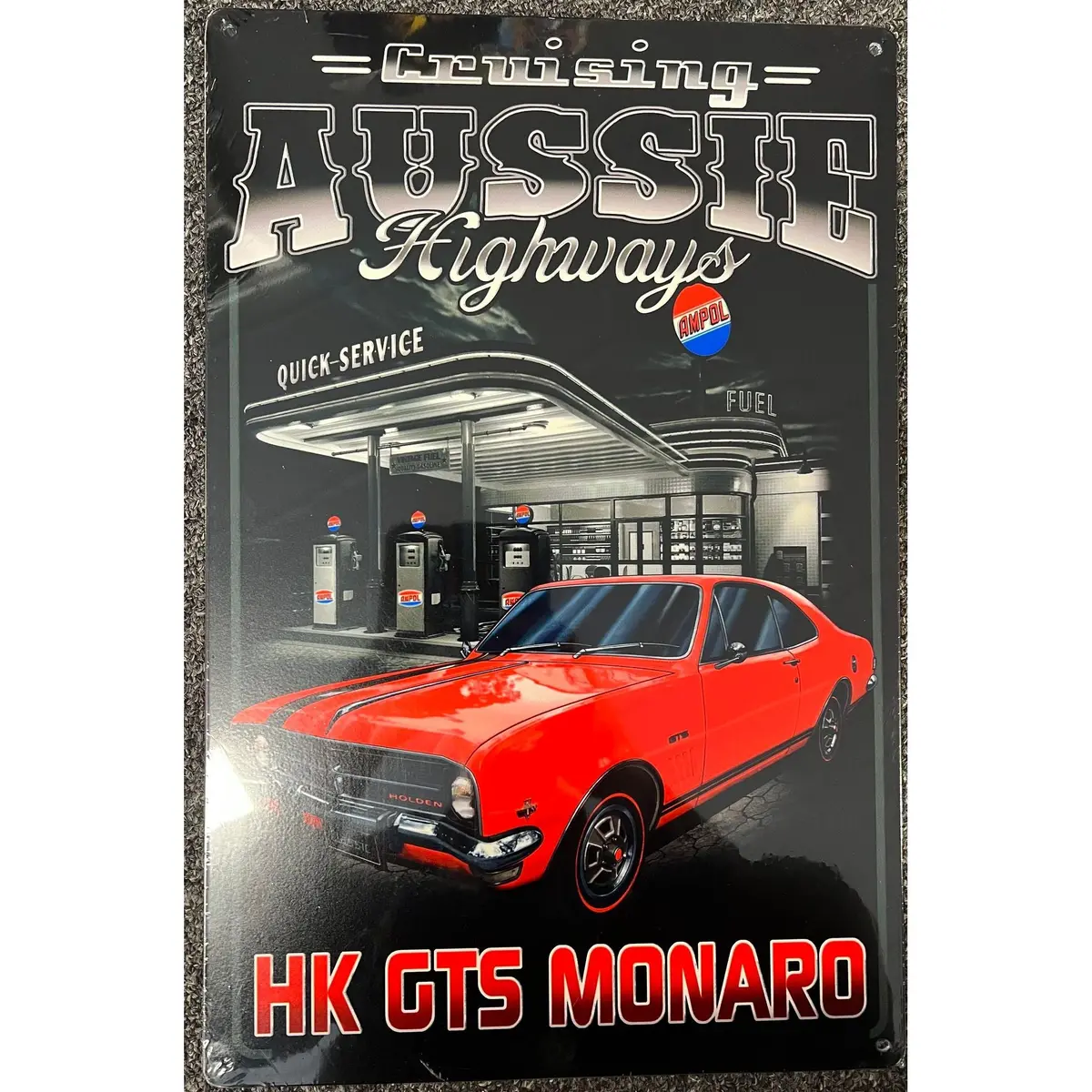 Retro Tin Sign Hk Gts Monaro 1