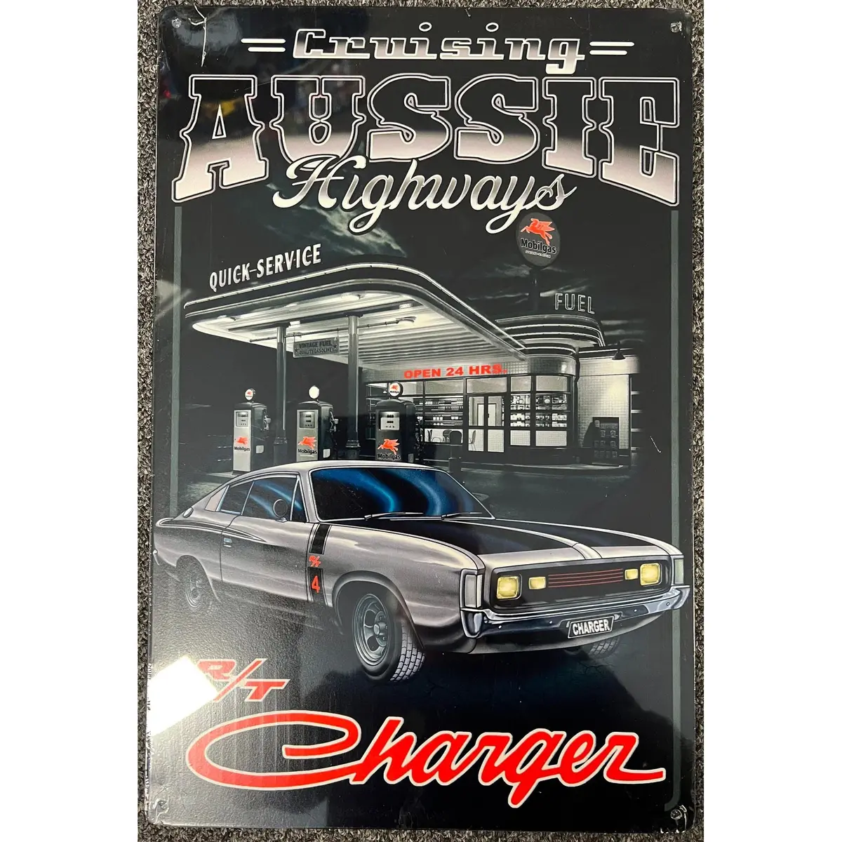 Retro Tin Sign Rt Charger 1