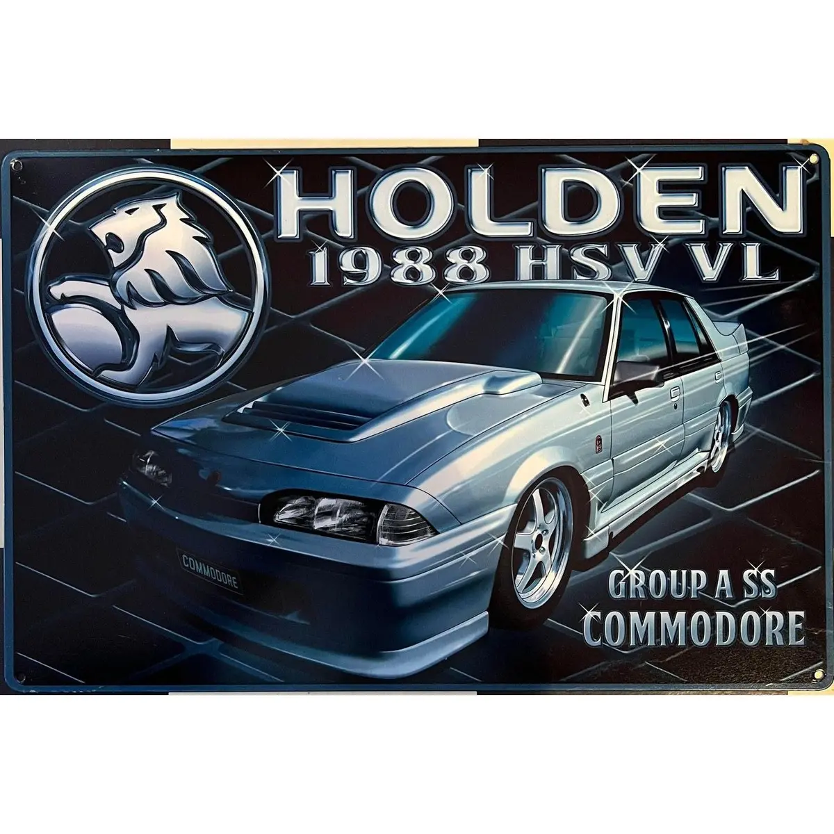 Retro Tin Sign Holden 1988 Hsv Vl 1