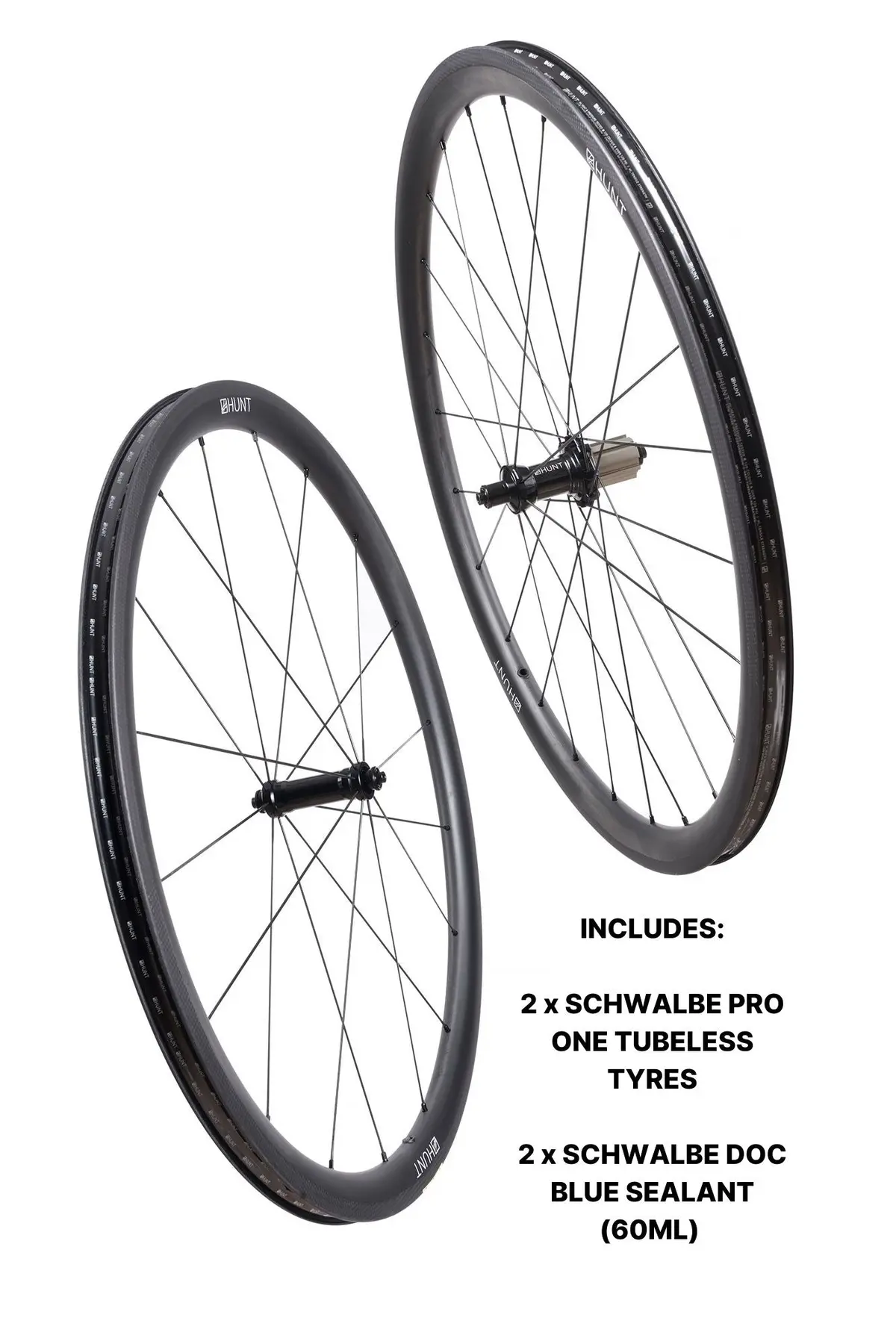 Hunt 36 Carbon Wide Aero Wheelset (Tyres & Sealant) 1