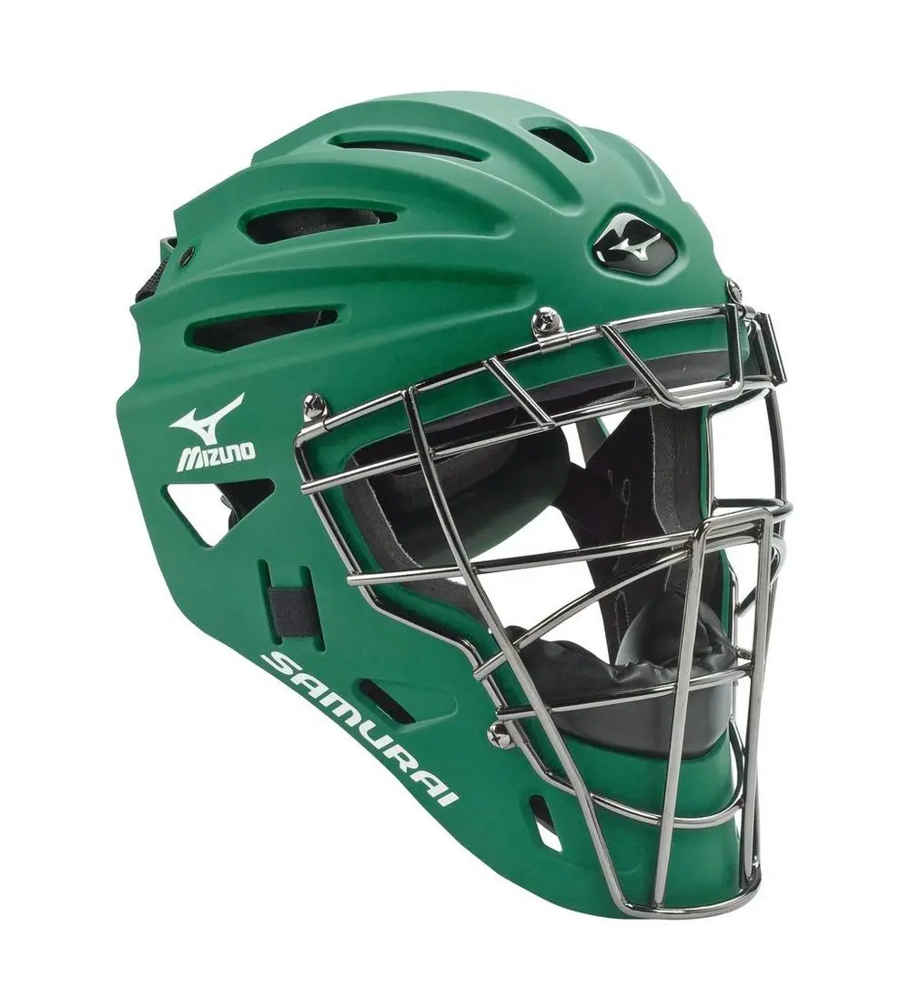 Mizuno Samurai G4 Adult - Catchers Helmet - Green 1