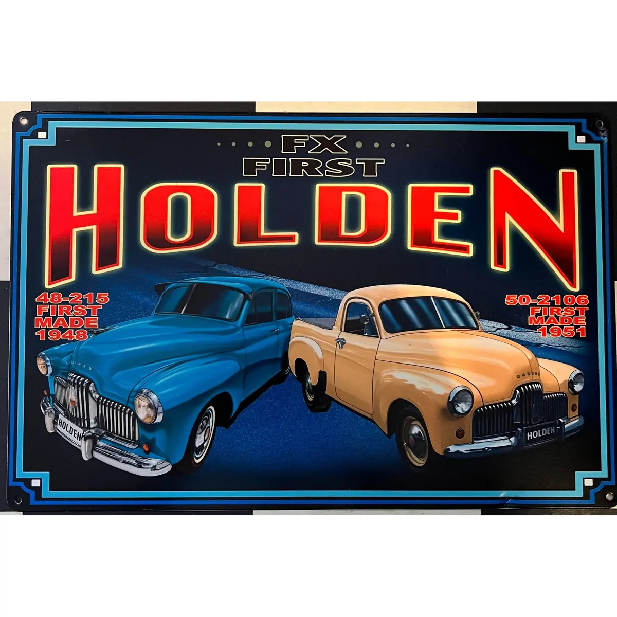 Retro Tin Sign Holden 1St Fx 1