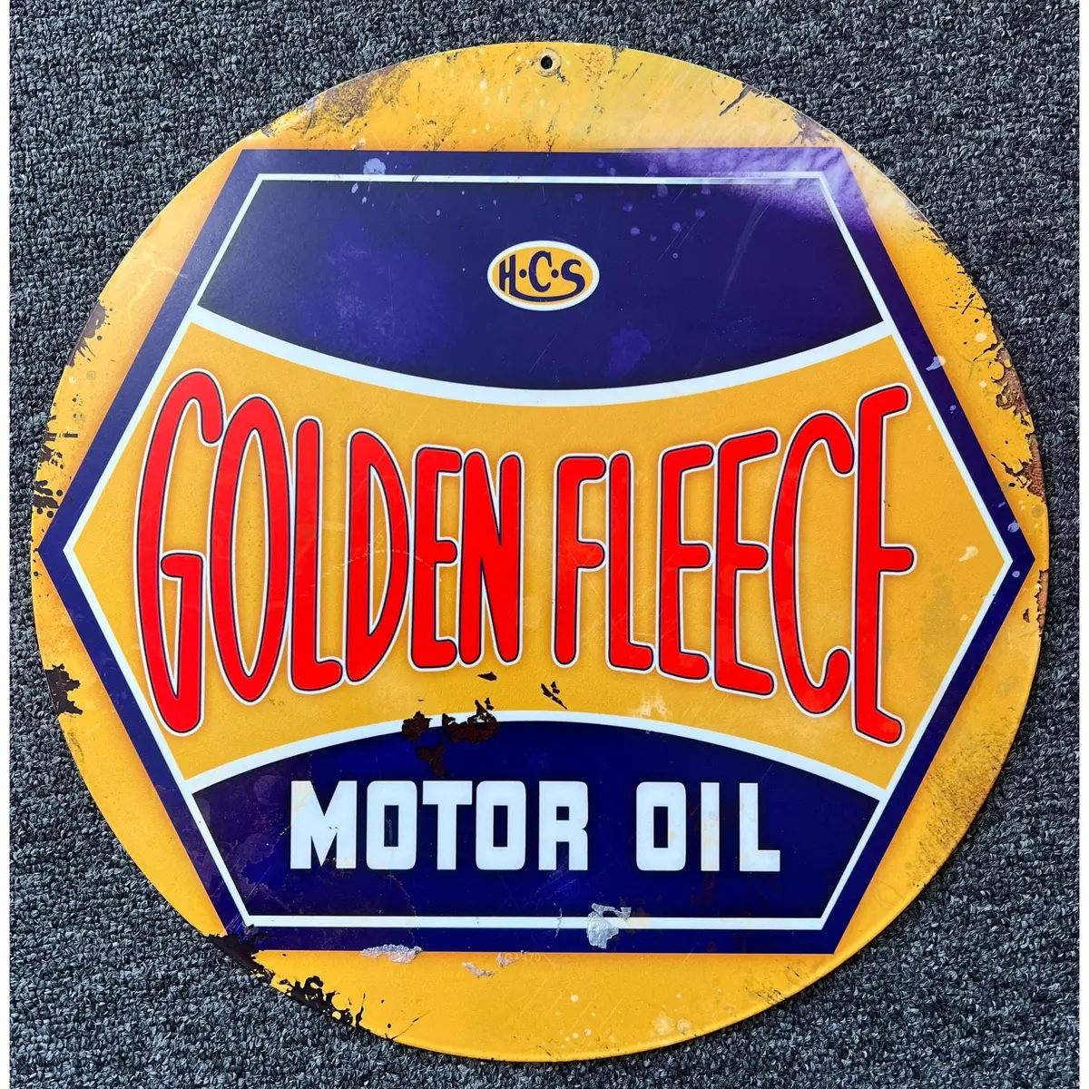 Retro Tin Sign Golden Fleece 1