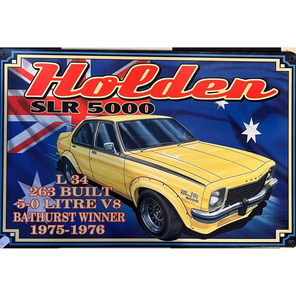 Retro Tin Sign Holden Slr 5000 Torana 1
