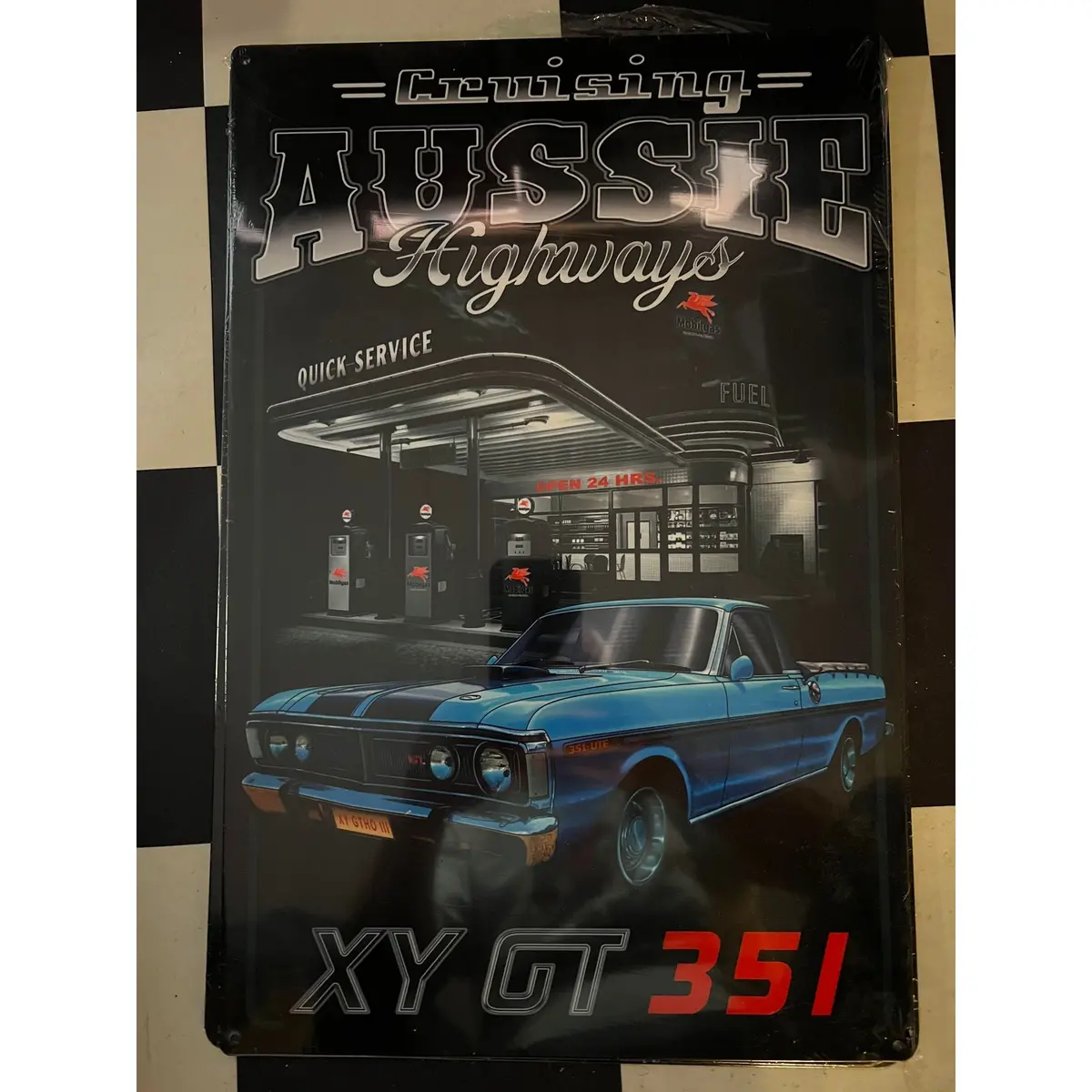 Retro Tin Sign Ford Ay Gt 351 Ute 1