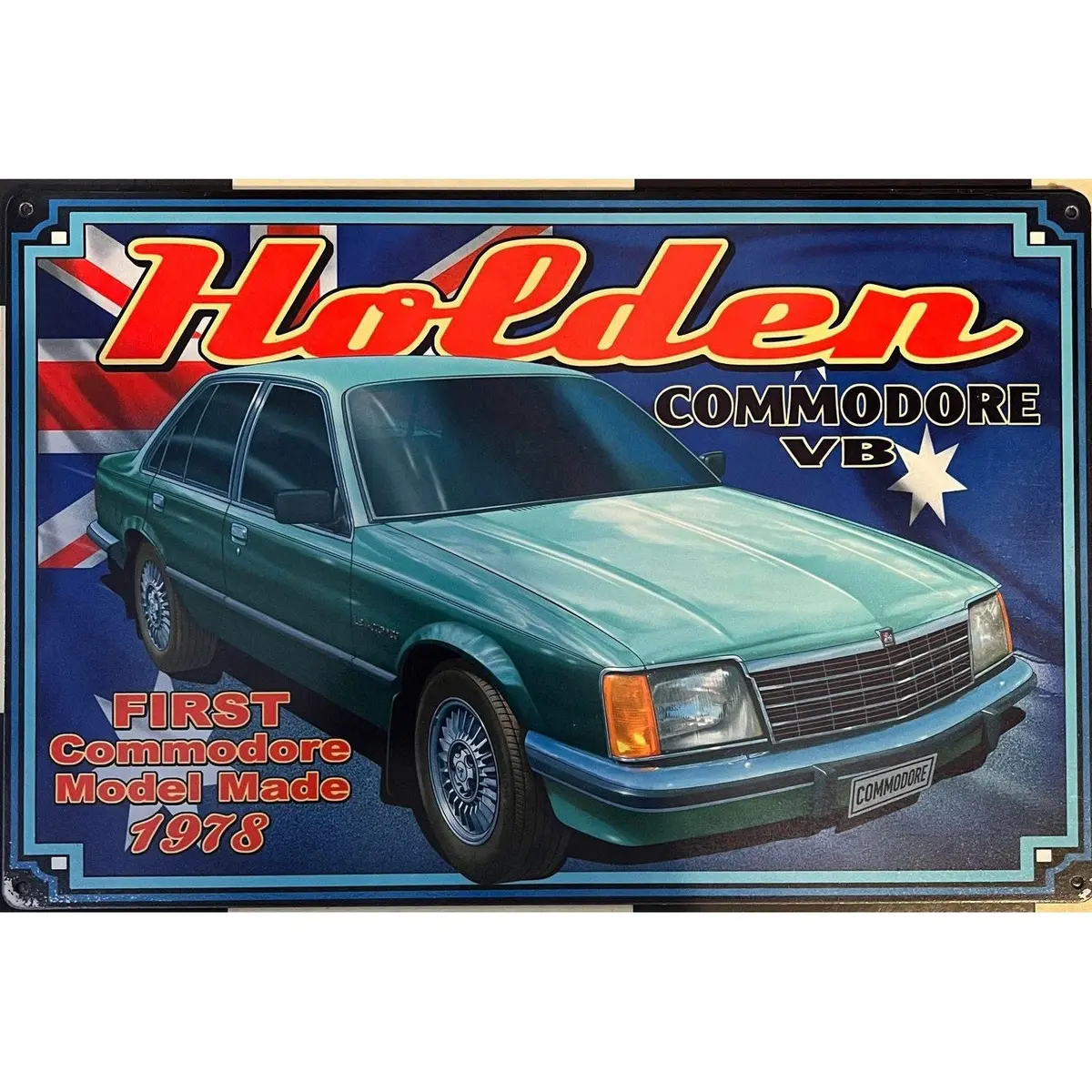 Retro Tin Sign Holden Vb Commodore 1